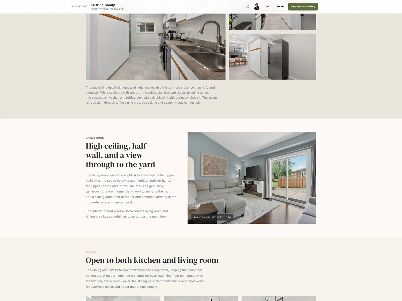 Harrow listing page, living room