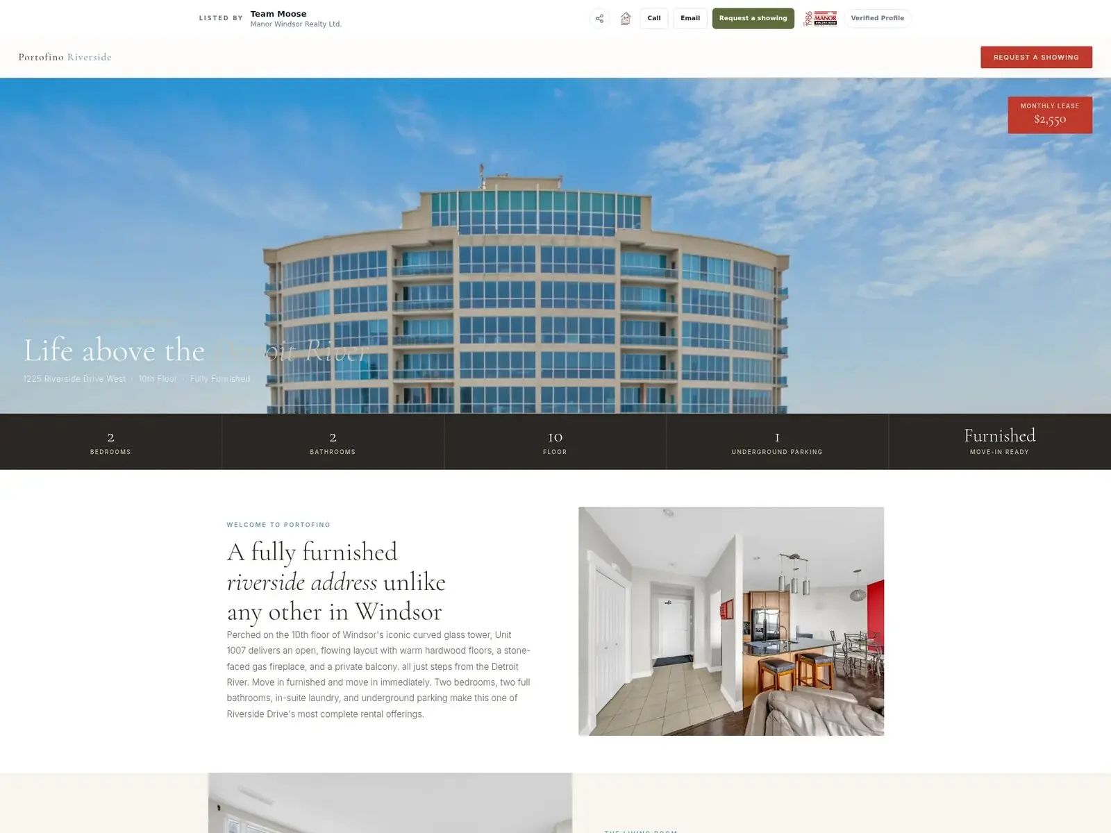 Portofino Riverside listing page